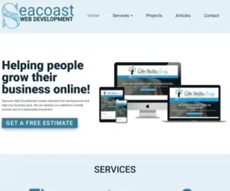 Seacoastwebdevelopment.com(Seacoast Web Development) Screenshot