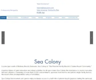 Seacolony.com(Home) Screenshot