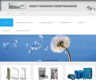 Seacomair.com(Air Compressors) Screenshot