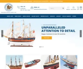 Seacraftgallery.com.au(Handcrafted Model Ships) Screenshot