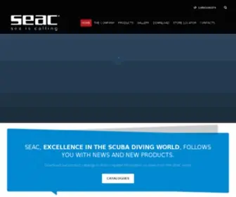 Seacsub.com(Seac Sub S.p.a) Screenshot