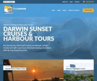 Seadarwin.com(Sea Darwin Sunset Cruises and Darwin Harbour Tours) Screenshot