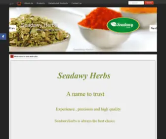 Seadawyherbs.com(Seadawy Herbs) Screenshot