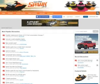 Seadoospark.org(SeaDoo Spark Forum) Screenshot