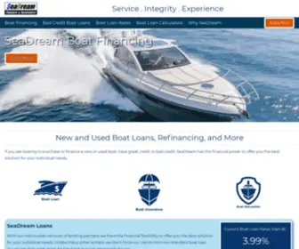 Seadreaminc.com(2022 Best New and Used Boat Loans) Screenshot