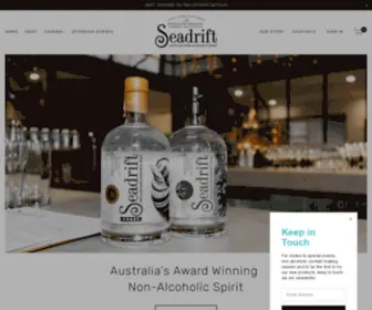 Seadriftdistillery.com(Seadrift is a non) Screenshot