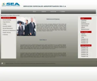 Seaeroportuarios.com(Bienvenidos a SEA) Screenshot