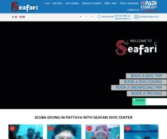 Seafari.co.th(Seafari Dive Center Pattaya) Screenshot