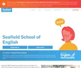 Seafield.co.nz(Seafield School of English) Screenshot