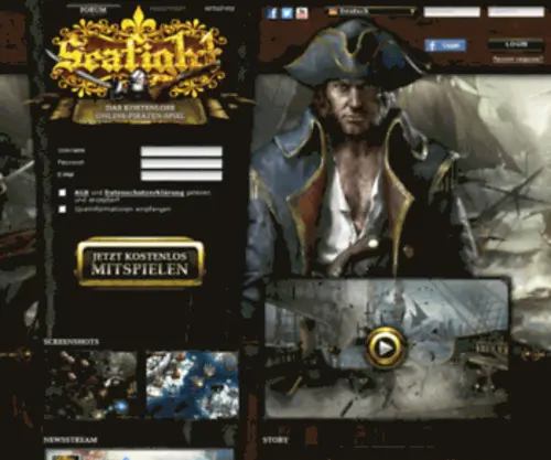 Seafight.de(Das Piraten Online) Screenshot