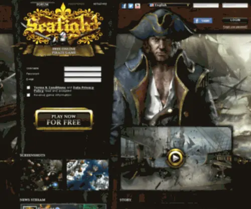 Seafight.es(El fantástico juego de piratas online) Screenshot
