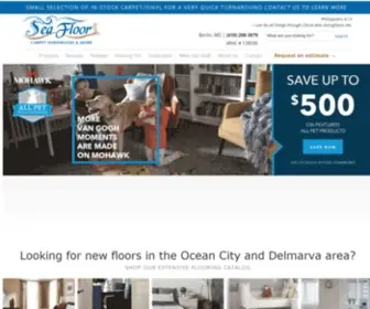 Seafloorcarpets.com(Flooring store in Ocean City) Screenshot