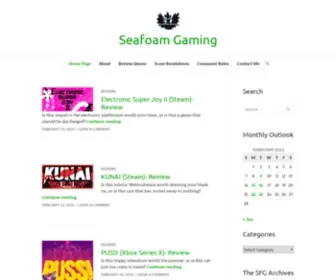 SeafoamGaming.com(Gaming Content To Tide You Over) Screenshot