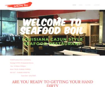 Seafoodboil.net(Seafood boil) Screenshot