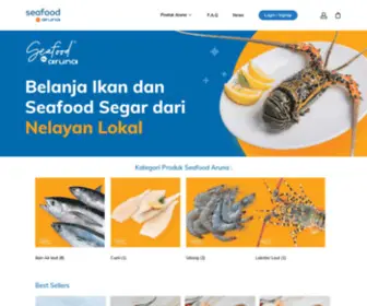 Seafoodbyaruna.com(Seafood by Aruna) Screenshot