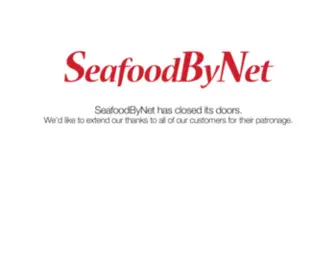 Seafoodbynet.com(Order Seafood Online) Screenshot