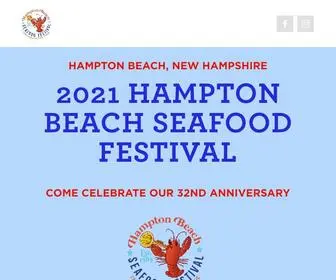 Seafoodfestivalnh.com(Hampton Beach Seafood Festival) Screenshot