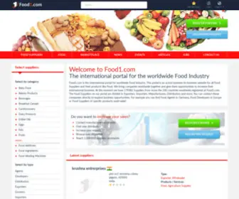 Seafoods1.com(B2B portal for the Food Industry) Screenshot