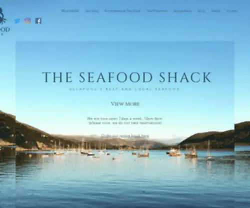 Seafoodshack.co.uk(Mysite) Screenshot