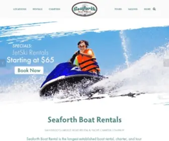 Seaforthboatrental.com(Seaforth Boat Rentals) Screenshot