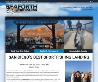 Seaforthlanding.com(Seaforth Sportfishing) Screenshot