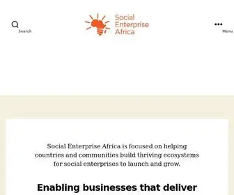 Seafrica.net(Social Enterprise Africa) Screenshot