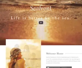 Seafrontresidences.com.ph(Seafront) Screenshot