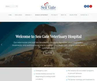 Seagatevethospital.com(Safe, Reliable, & Affordable Pet Care) Screenshot