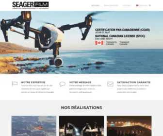 Seagerfilm.com(Un site utilisant WordPress) Screenshot