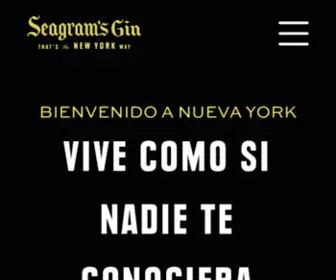 Seagramsgin.es(That's The New York Way) Screenshot