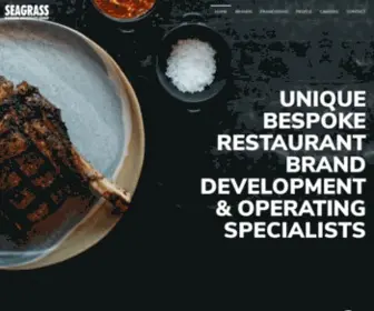 Seagrassbhg.com(Unique bespoke restaurant brand development and operating specialists) Screenshot