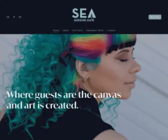 Seagreenehair.com(Sea Greene Hair) Screenshot