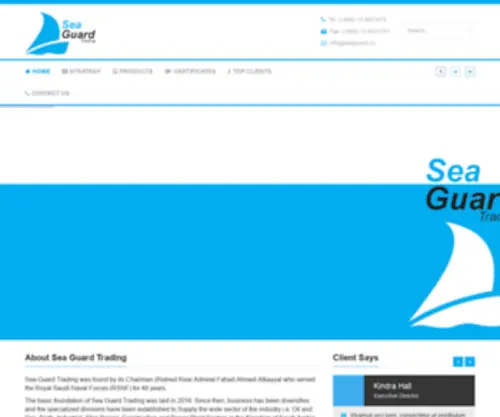 Seaguard.co(Sea Guard Trading) Screenshot