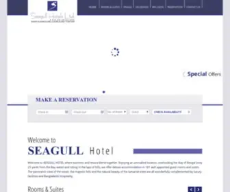 Seagullhotelbd.com(Seagull Hotel) Screenshot