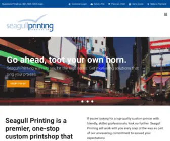 Seagullprinting.com(Local Print Shop) Screenshot