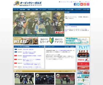 Seagulls.jp(オービックシーガルズ公式Webサイト) Screenshot