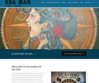 Seahagtattoo.com(Sea Hag Tattoo Parlour) Screenshot