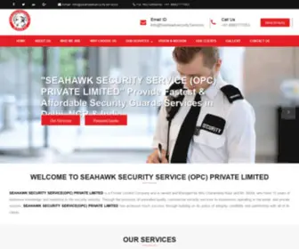 Seahawksecurity.services(SEAHAWK SECURITY SERVICE(OPC) PRIVATE LIMITED) Screenshot