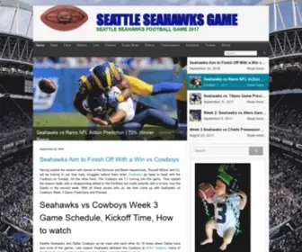 Seahawksgame.net(Seattle Seahawks Football Game 2017) Screenshot