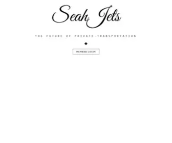 SeahJets.com(Website is being created) Screenshot