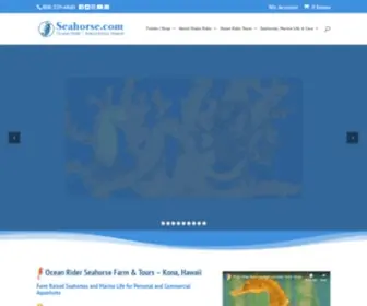 Seahorse.com(Kona Hawaii seahorse & marine life aqua) Screenshot