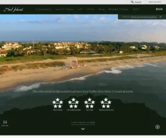 Seaisland.com(Luxury Forbes Five) Screenshot