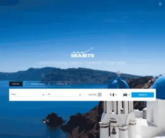 Seajets.gr(The fastest ferries in Cyclades) Screenshot