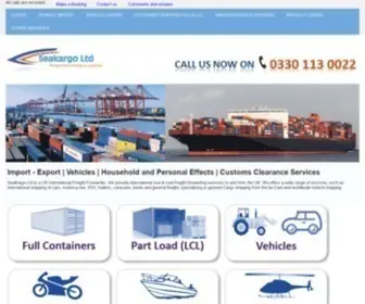 Seakargo.com(Freight forwarding) Screenshot