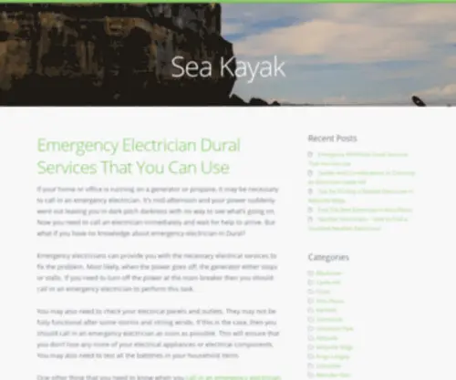 Seakayak.org.nz(Sea Kayak) Screenshot