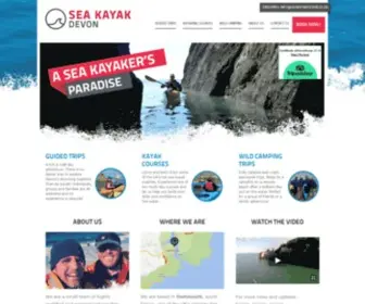 Seakayakdevon.co.uk(Sea Kayaking Courses & Expeditions) Screenshot