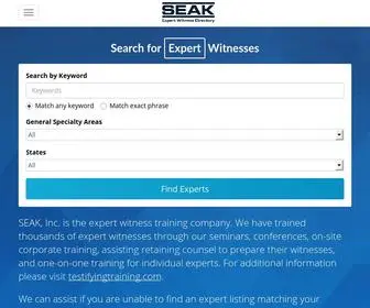 Seakexperts.com(SEAK, Inc) Screenshot