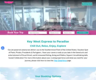 Seakeywestexpress.com(Getting to the Southernmost Point of the United States) Screenshot