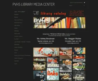 Seakinglibrary.com(PVHS LIBRARY MEDIA CENTER) Screenshot