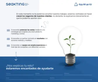 Seakting.com(Agencia de Growth Marketing) Screenshot